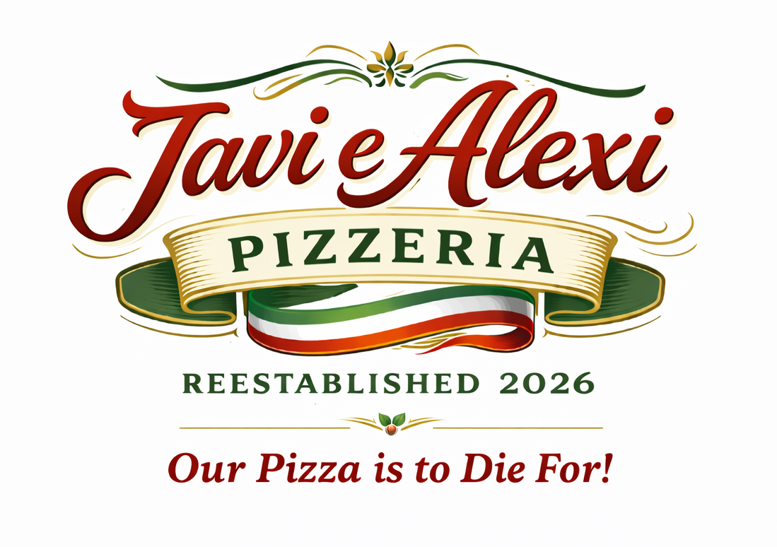 Javi e Alexi Pizzeria Logo